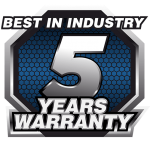 5 Year Warranty Decal min